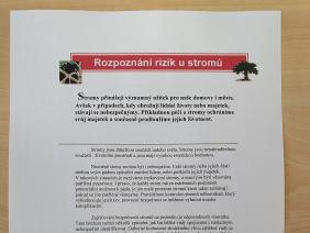 Rozpoznání rizik u stromů