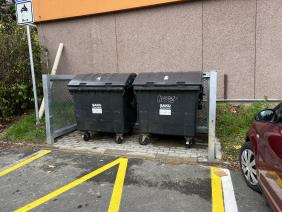 Kontejnerové stání na směsný odpad na ul. Vavřinecká 9 (2024/2025)