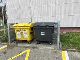 Kontejnerové stání na směsný odpad na ul. Vavřinecká 5 (2024/2025)